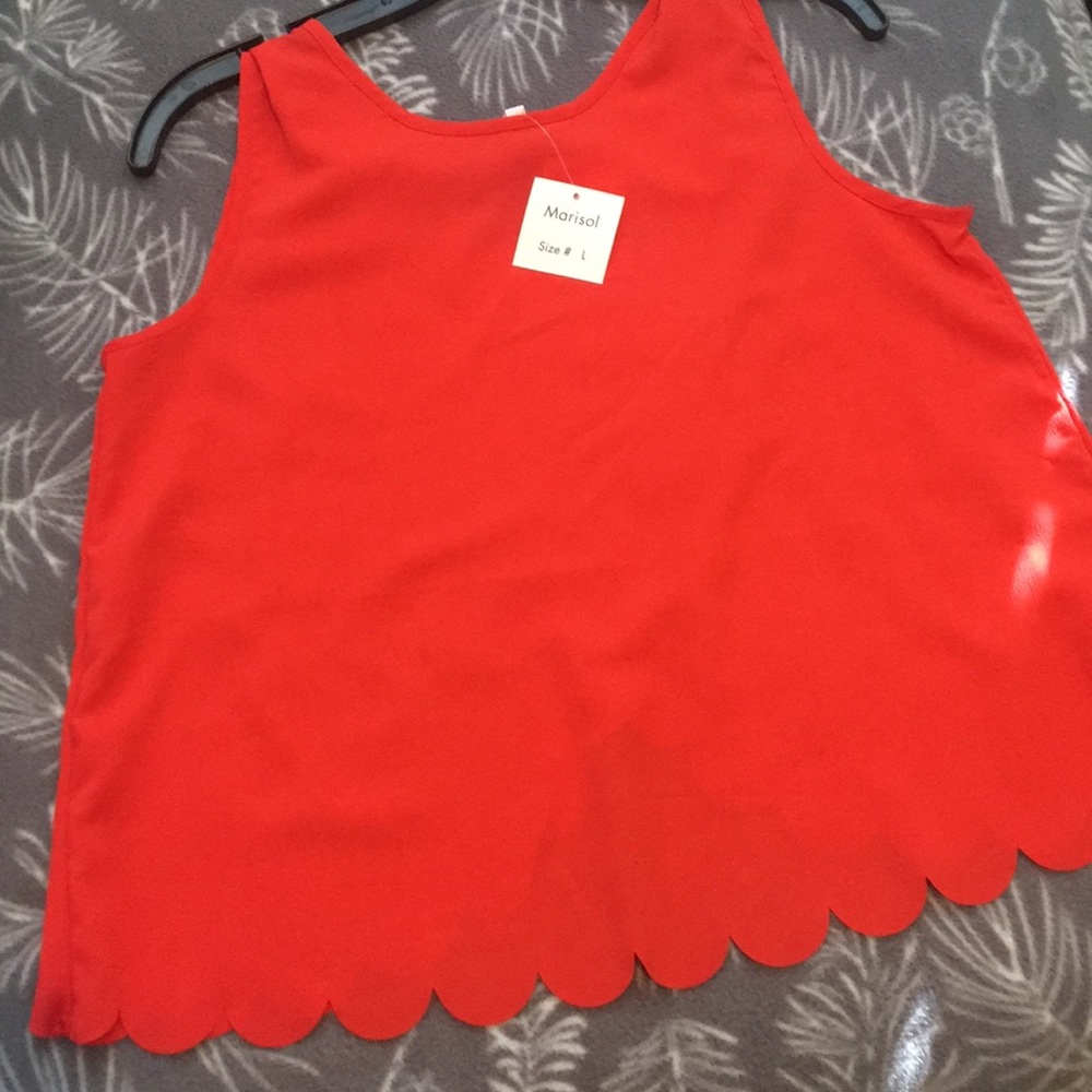Orange Blouse